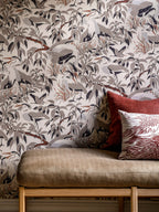 Herons wallpaper by Langelid/von Bromssen - animals design in Beige