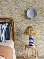 Floral Dance wallpaper by Langelid/von Bromssen - floral design in Yellow