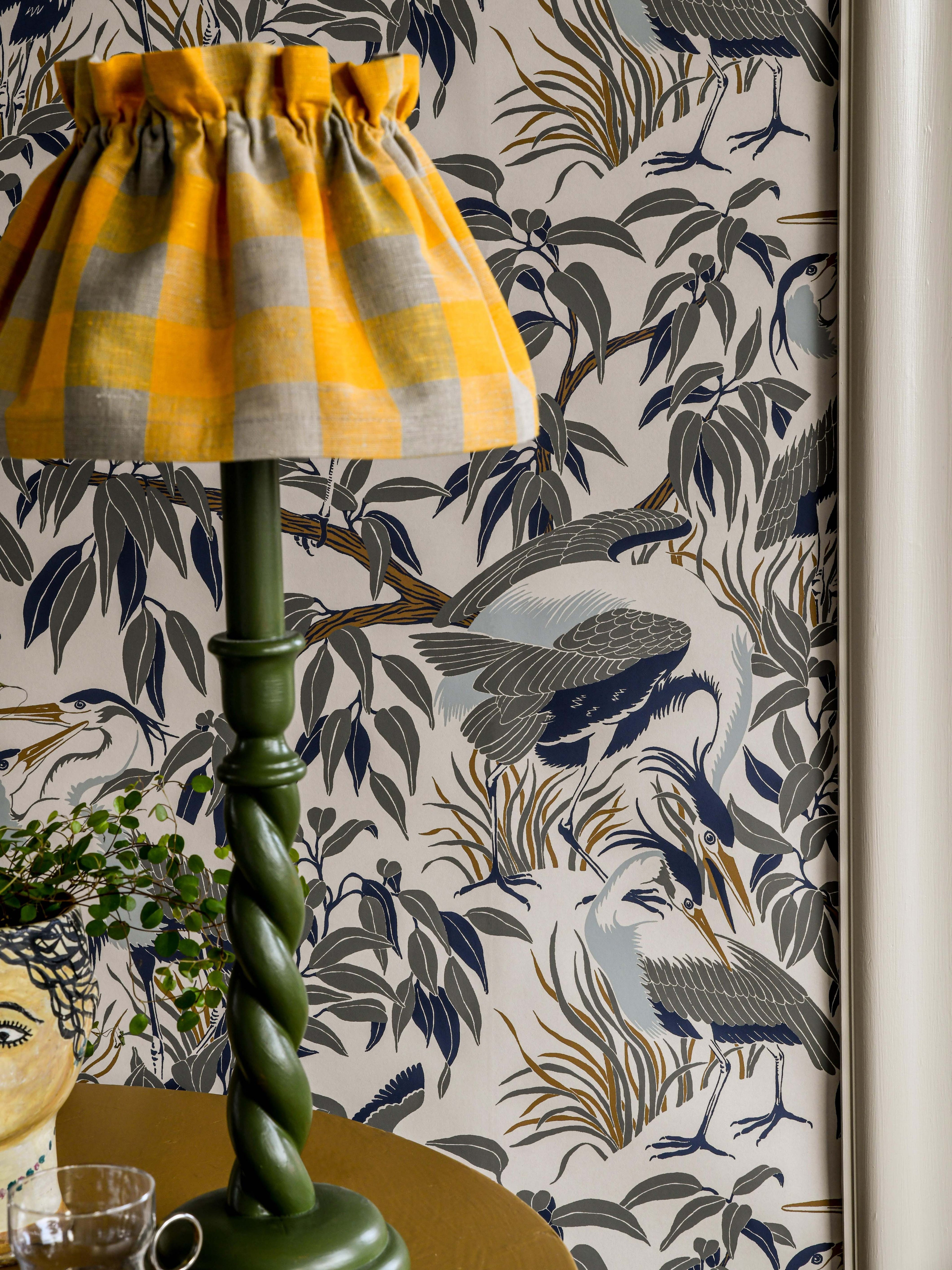Herons wallpaper by Langelid/von Bromssen - animals design in Green