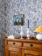 Halcyon Days wallpaper by Langelid/von Bromssen - floral design in Blue