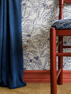 Caffeine wallpaper by Langelid/von Bromssen - botanical design in Blue