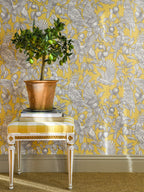 Talk about Cockatoos wallpaper by Langelid/von Bromssen - animals design in Yellow