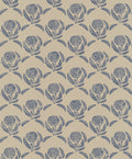 Daisy wallpaper by Langelid/von Bromssen - floral design in Blue