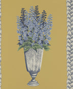 Delphinium wallpaper by Langelid/von Bromssen - floral design in Yellow