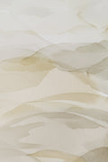 Dune Fog warm cream watercolour wave wallpaper pattern