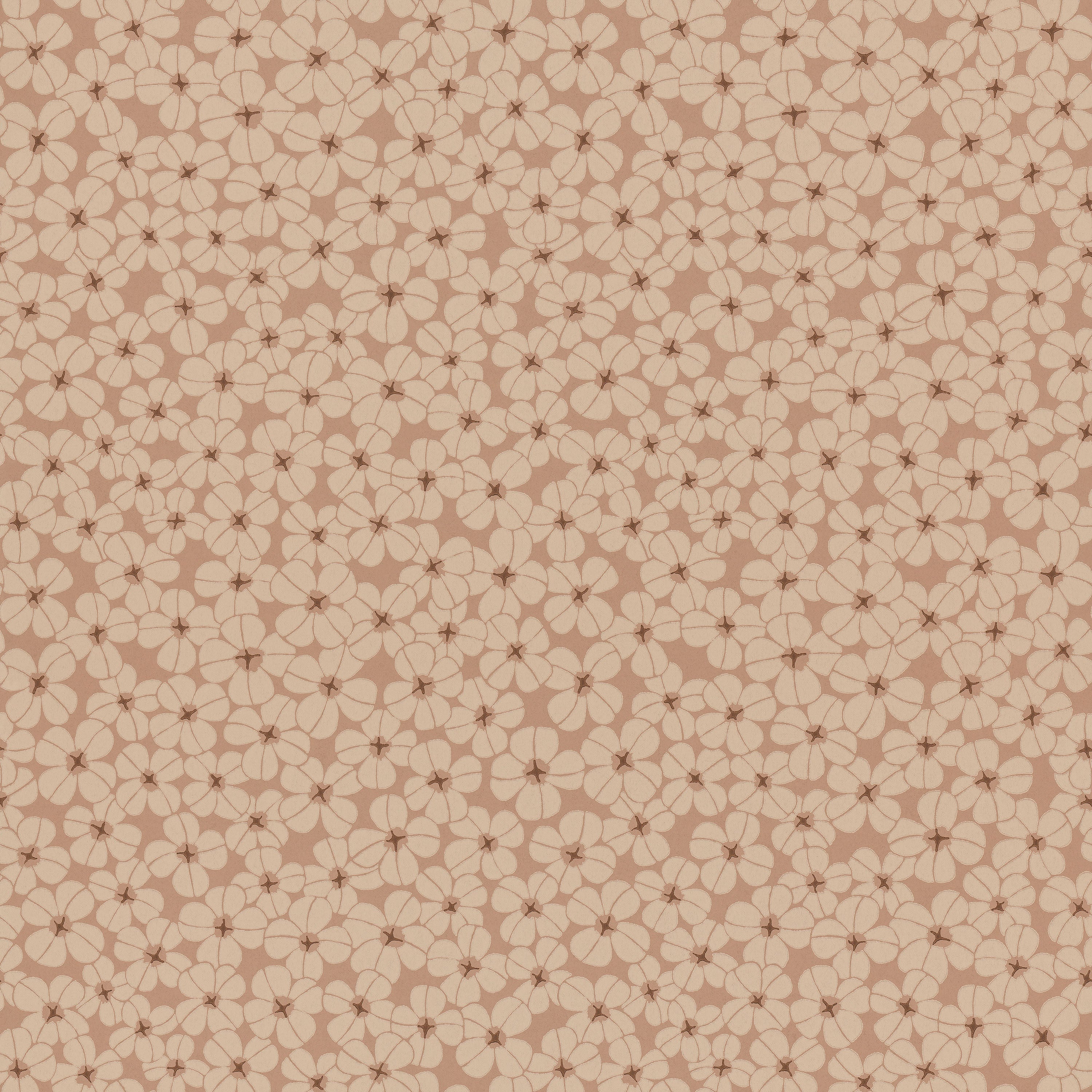 Flower Shower wallpaper by Langelid/von Bromssen - floral design in Pink