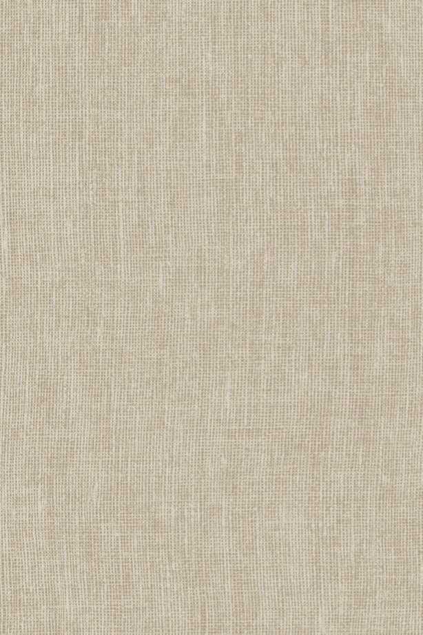 Flamant Lin Normandie wallpaper by Arte in Beige – Pisé – flat swatch of the linen texture pattern