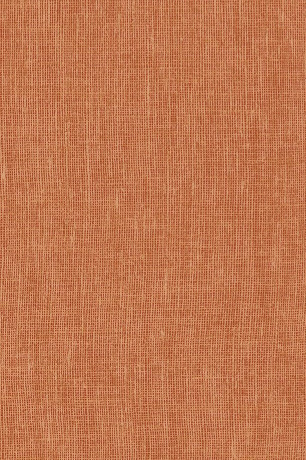 Flamant Lin Normandie wallpaper by Arte in Orange – Hotchips – flat swatch of the linen texture pattern