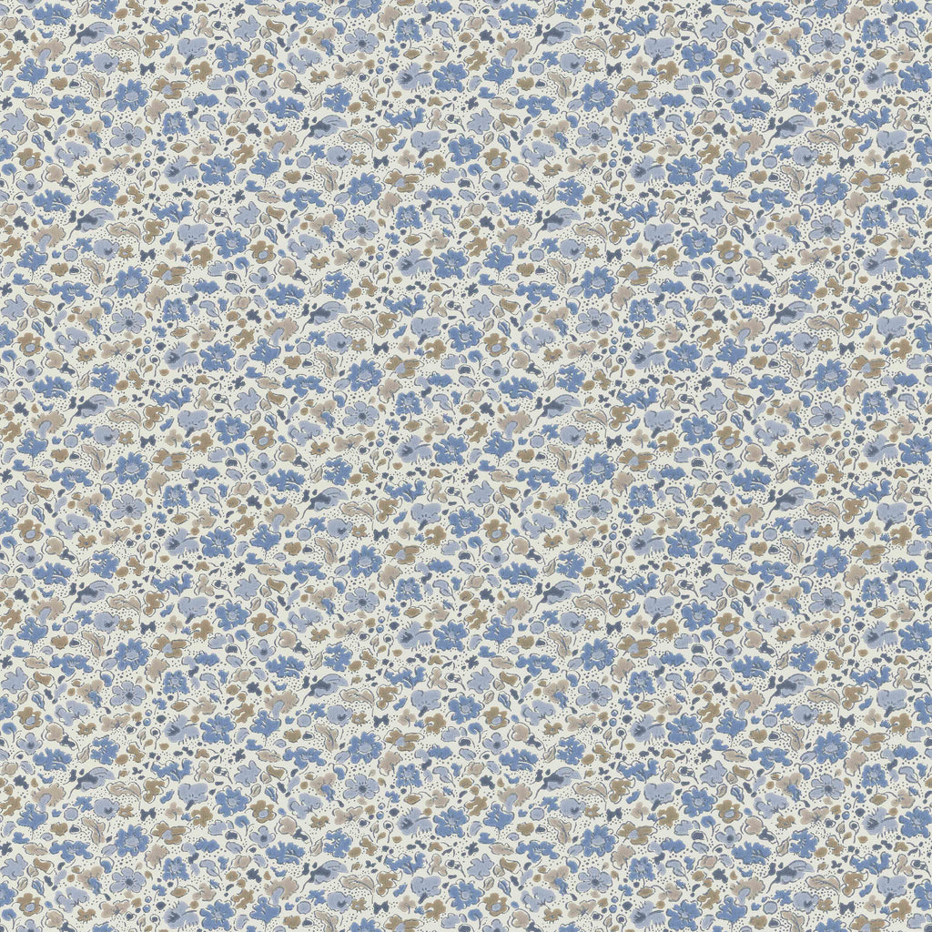 Floral Dance wallpaper by Langelid/von Bromssen - floral design in Blue