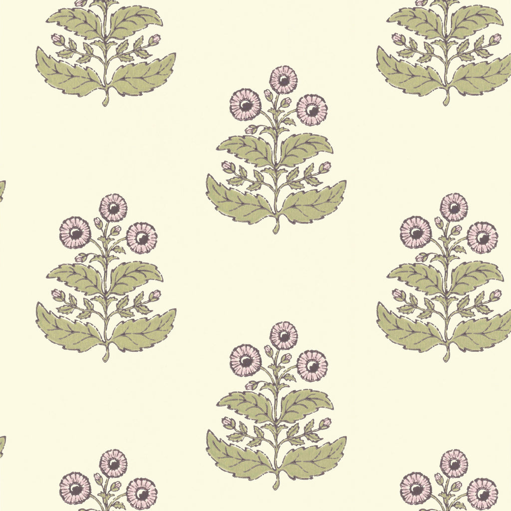 Floret wallpaper by Langelid/von Bromssen - floral design in Cream