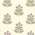 Floret wallpaper by Langelid/von Bromssen - floral design in Cream