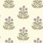 Floret wallpaper by Langelid/von Bromssen - floral design in Cream