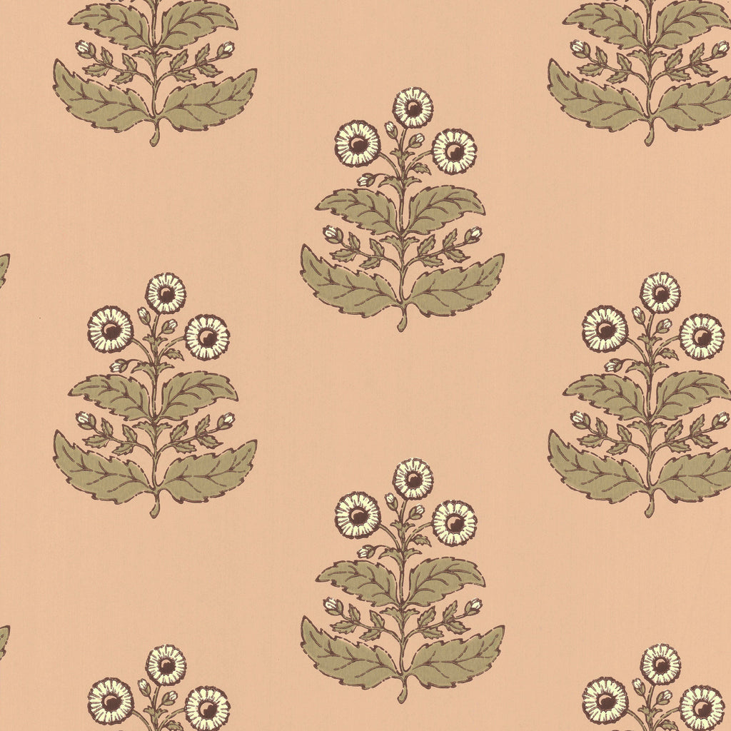 Floret wallpaper by Langelid/von Bromssen - floral design in Peach