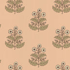 Floret wallpaper by Langelid/von Bromssen - floral design in Peach