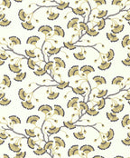 Ginkgo Garden wallpaper by Langelid/von Bromssen - botanical design in Yellow