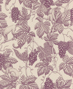 Grape Thief wallpaper by Langelid/von Bromssen - animals design in Purple