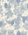 Grape Thief wallpaper by Langelid/von Bromssen - animals design in Blue