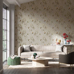 Amazilia Silver wallpaper by Harlequin - hummingbird feature wall
