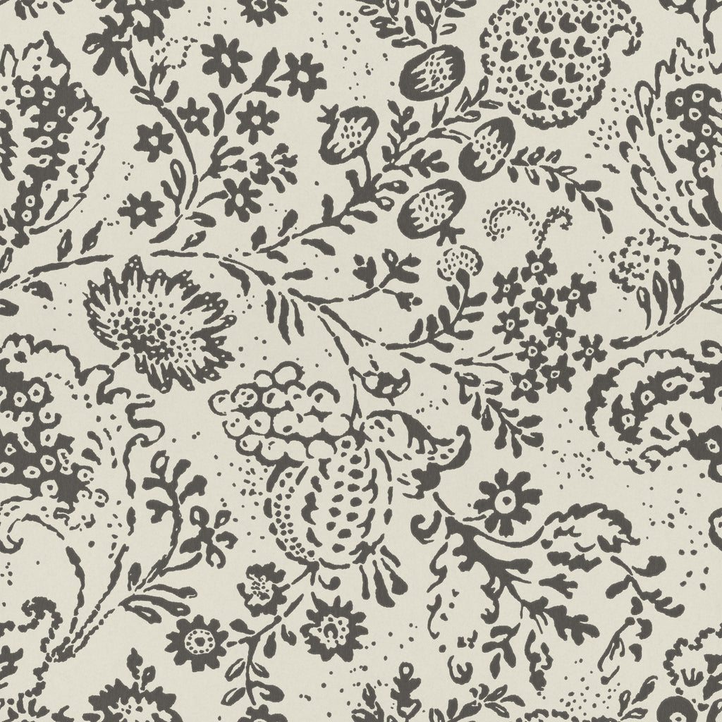 Halcyon Days wallpaper by Langelid/von Bromssen - floral design in Black