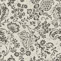 Halcyon Days wallpaper by Långelid/von Brömssen in Liqourice - floral design
