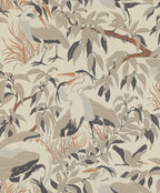 Herons wallpaper by Langelid/von Bromssen - animals design in Beige