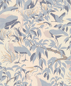 Herons wallpaper by Langelid/von Bromssen - animals design in Blue