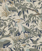 Herons wallpaper by Langelid/von Bromssen - animals design in Green