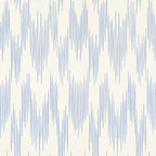 Ikat wallpaper by Langelid/von Bromssen - geometric design in Blue – Mediterranean