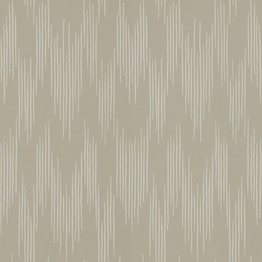 Ikat wallpaper by Langelid/von Bromssen - geometric design in Cream