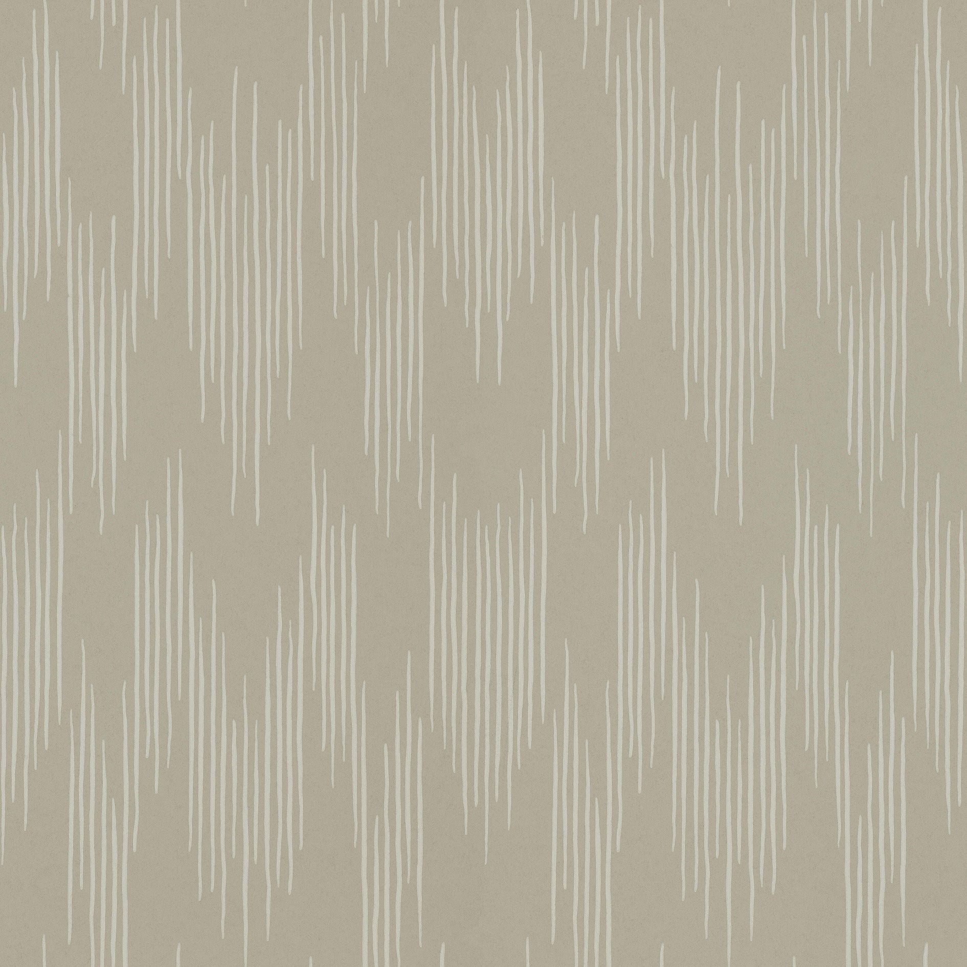 Ikat wallpaper by Langelid/von Bromssen - geometric design in Cream