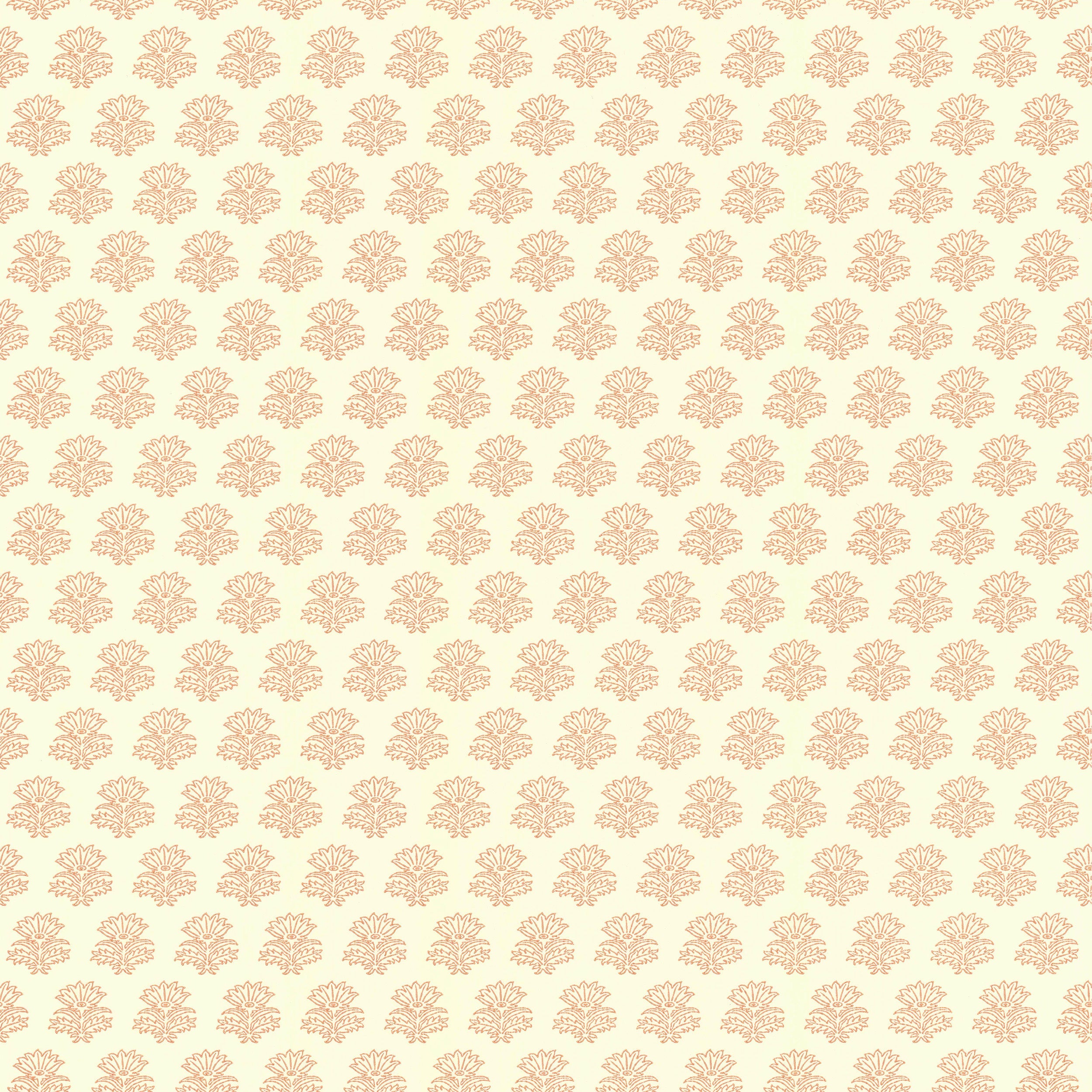 India wallpaper by Långelid/von Brömssen in Peach – floral design