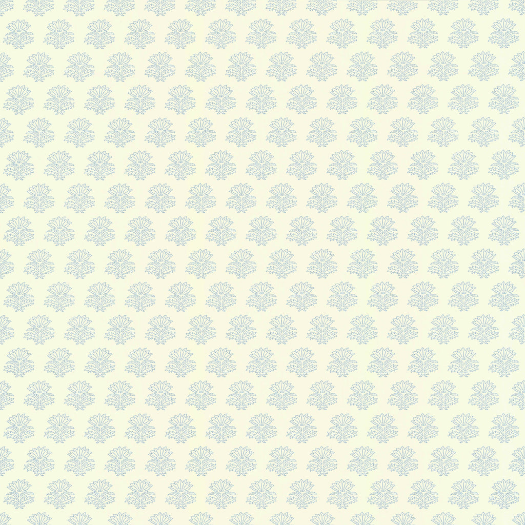 India wallpaper by Långelid/von Brömssen in Blue – floral design