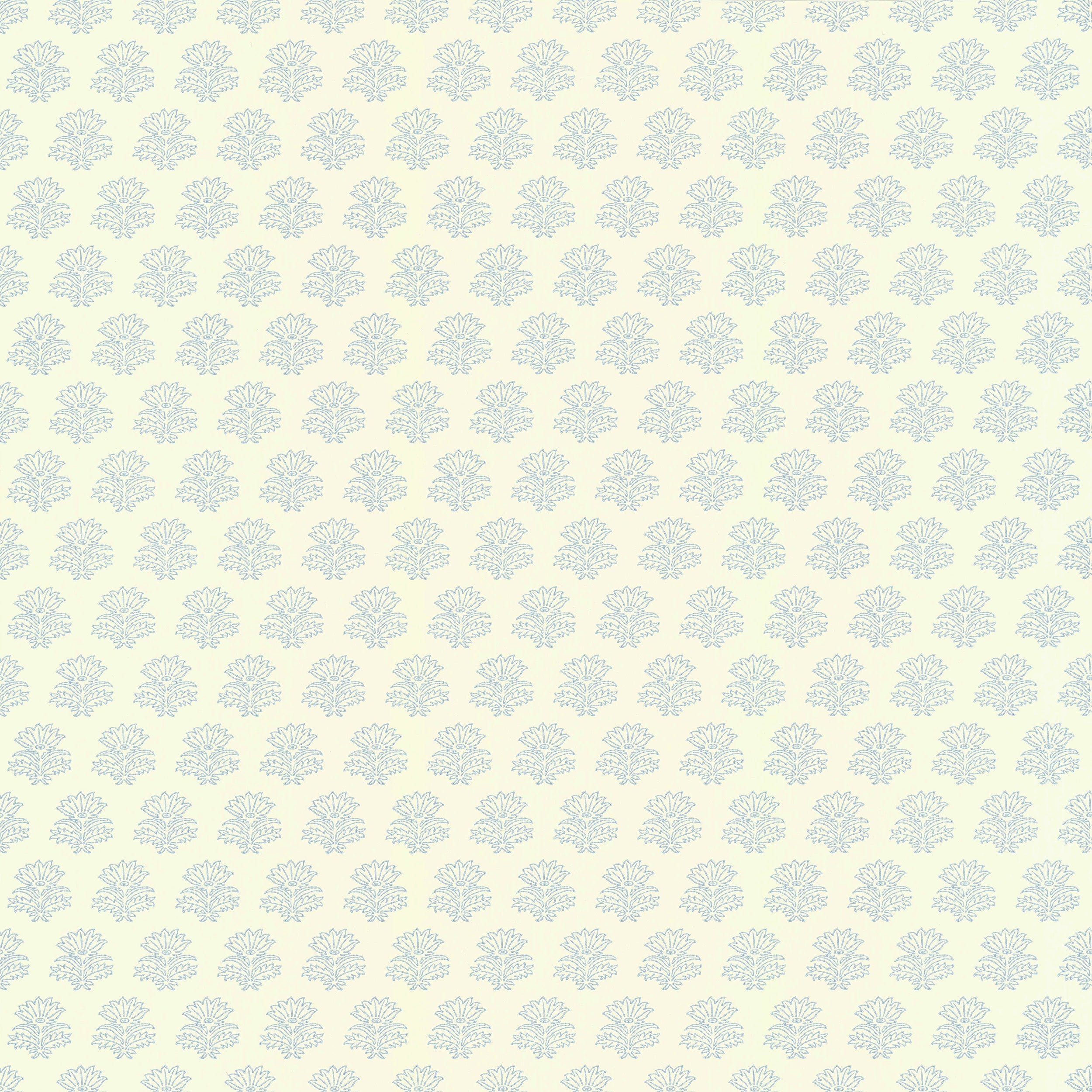 India wallpaper by Långelid/von Brömssen in Blue – floral design