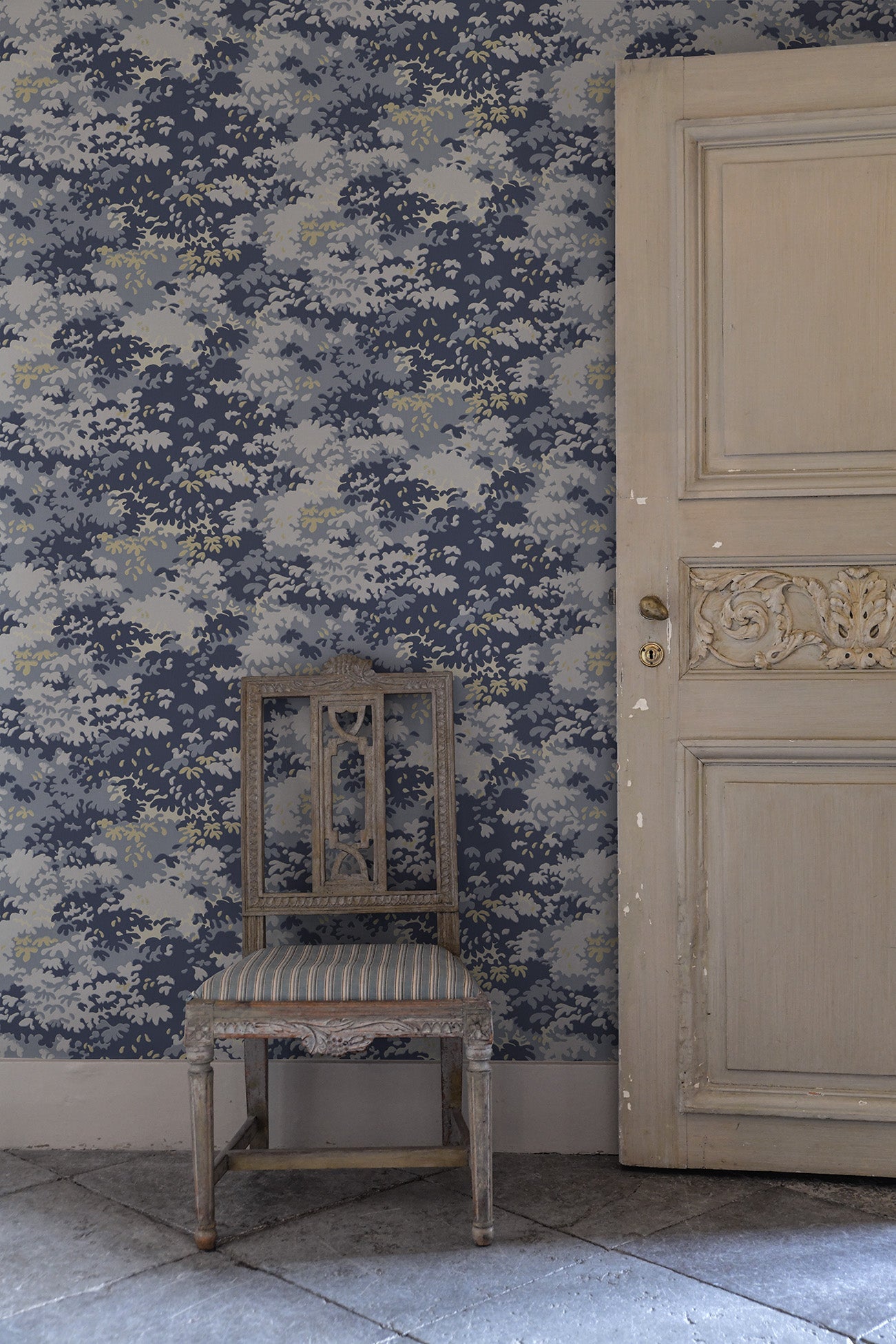 Into the Woods wallpaper by Langelid/von Bromssen - forest & woodland design in Blue