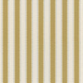 Jagged Stripe wallpaper by Langelid von Bromssen in mustard, flat swatch of the zig-zag-edged stripe on cream