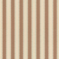 Jagged Stripe wallpaper by Langelid von Bromssen in powder tan, flat swatch of the toothed brown stripe on cream