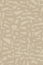 Kona wallpaper by Arte in Beige – Champagne – flat swatch of the raffia embroidery pattern
