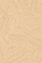 Mauna wallpaper by Arte in Beige – Nougat – flat swatch of the inlaid rattan texture pattern