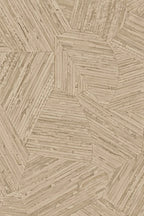 Mauna wallpaper by Arte in Beige – Warm Grey – flat swatch of the inlaid rattan texture pattern
