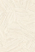 Mauna wallpaper by Arte in White (Rice Kernel) – flat swatch of the inlaid rattan texture pattern