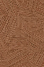 Mauna wallpaper by Arte in Brown (Mahogany Red) – flat swatch of the inlaid rattan texture pattern