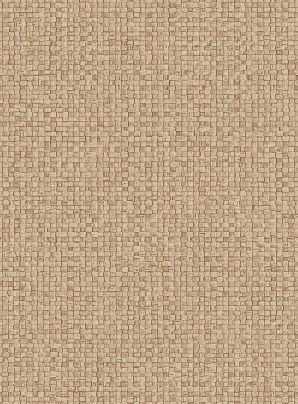 Puna wallpaper by Arte in Beige – Moccasin – flat swatch of the woven leaf texture pattern