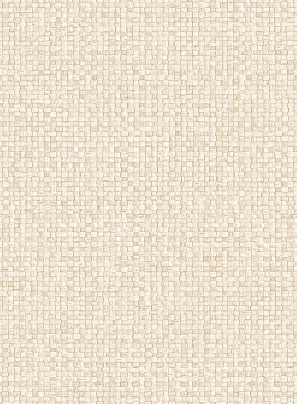 Puna wallpaper by Arte in Cream (Pearl) – flat swatch of the woven leaf texture pattern