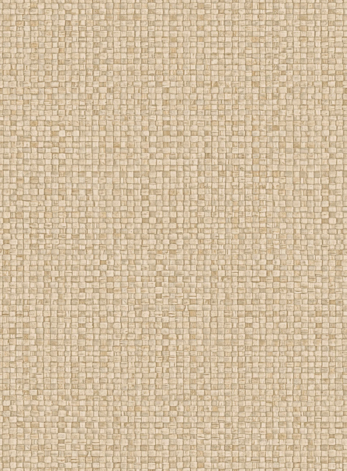 Puna wallpaper by Arte in Beige – Alabaster – flat swatch of the woven leaf texture pattern