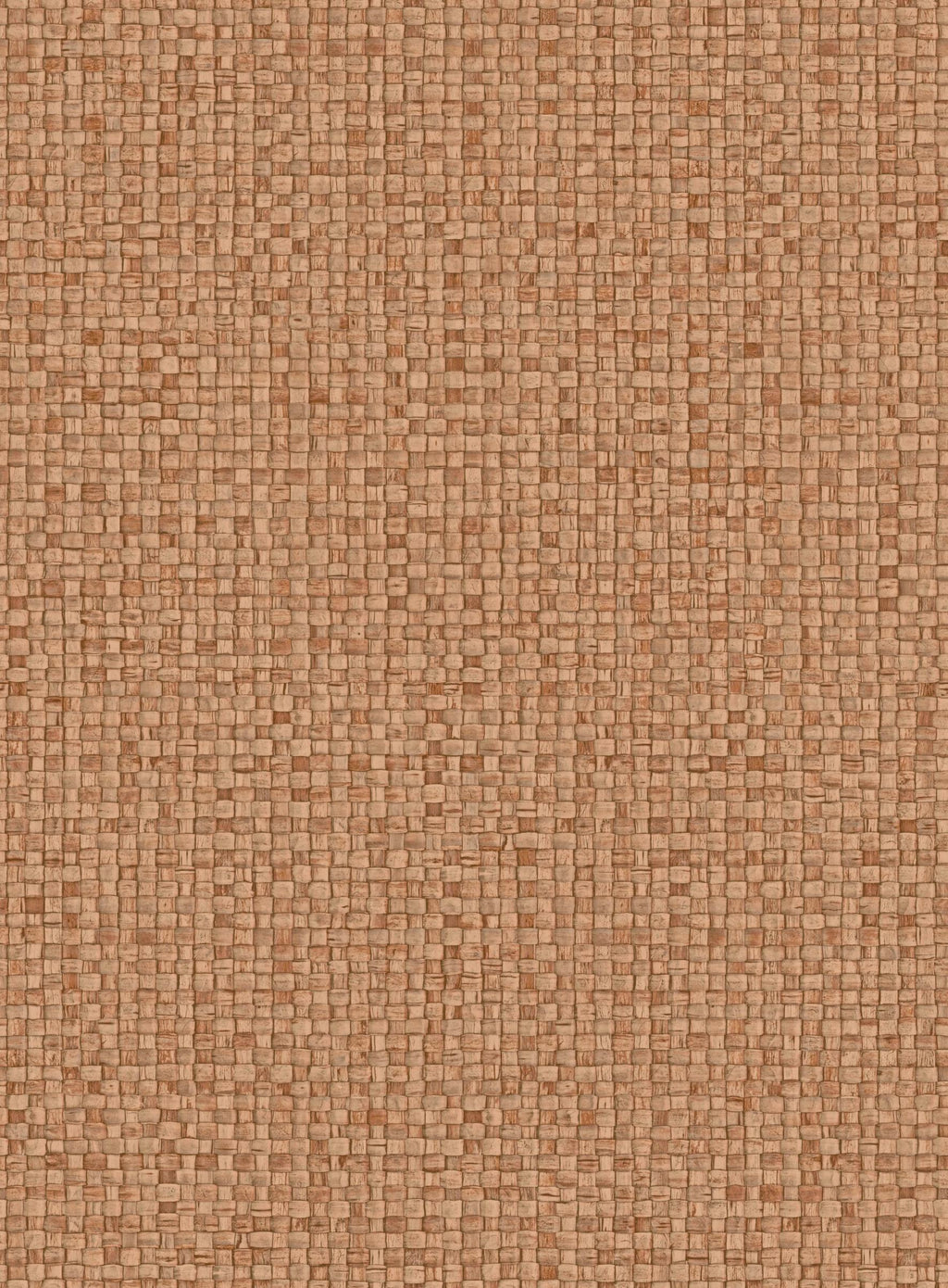 Puna wallpaper by Arte in Brown (Fawn) – flat swatch of the woven leaf texture pattern