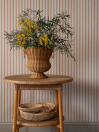 Stitched Stripe wallpaper by Langelid/von Bromssen - stripe design in Pink