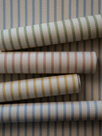 Stitched Stripe wallpaper by Langelid/von Bromssen - stripe design in Pink