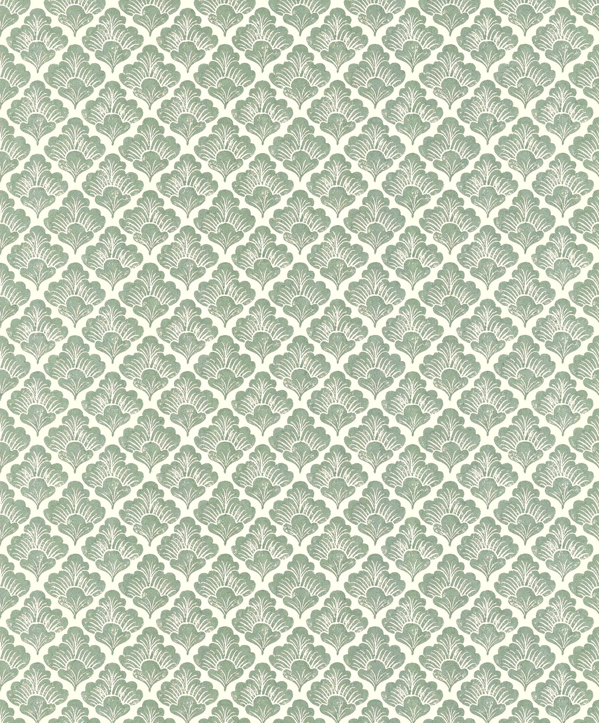 Laura wallpaper by Langelid/von Bromssen - floral design in Green