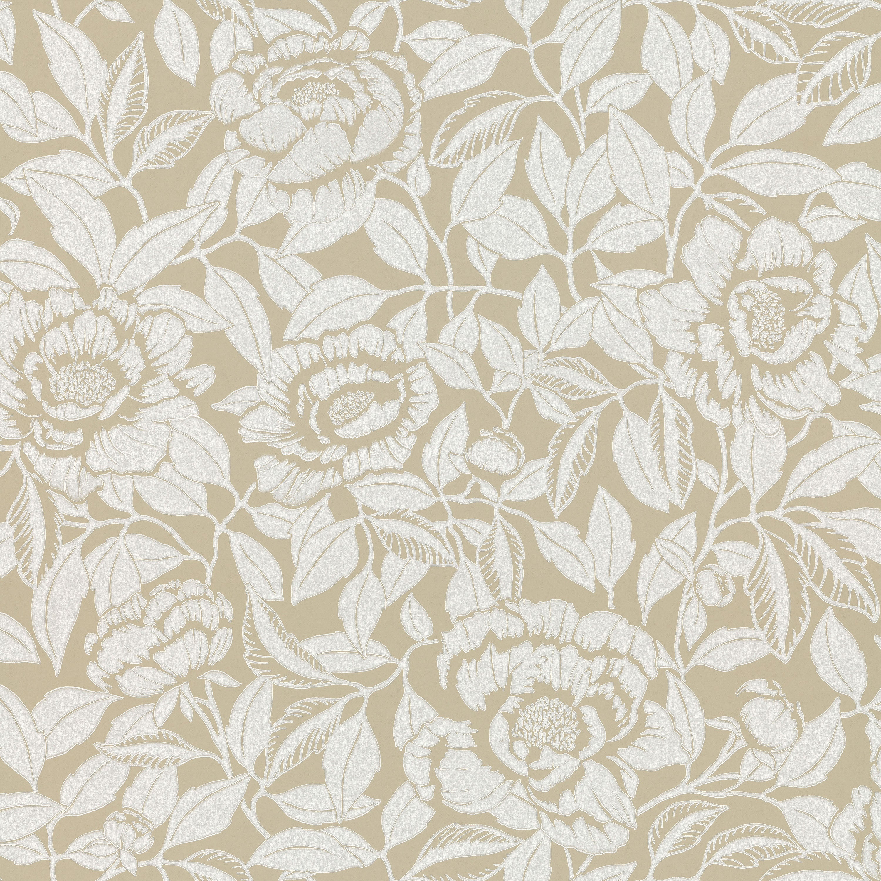 My Peony Garden wallpaper by Langelid/von Bromssen - floral design in White