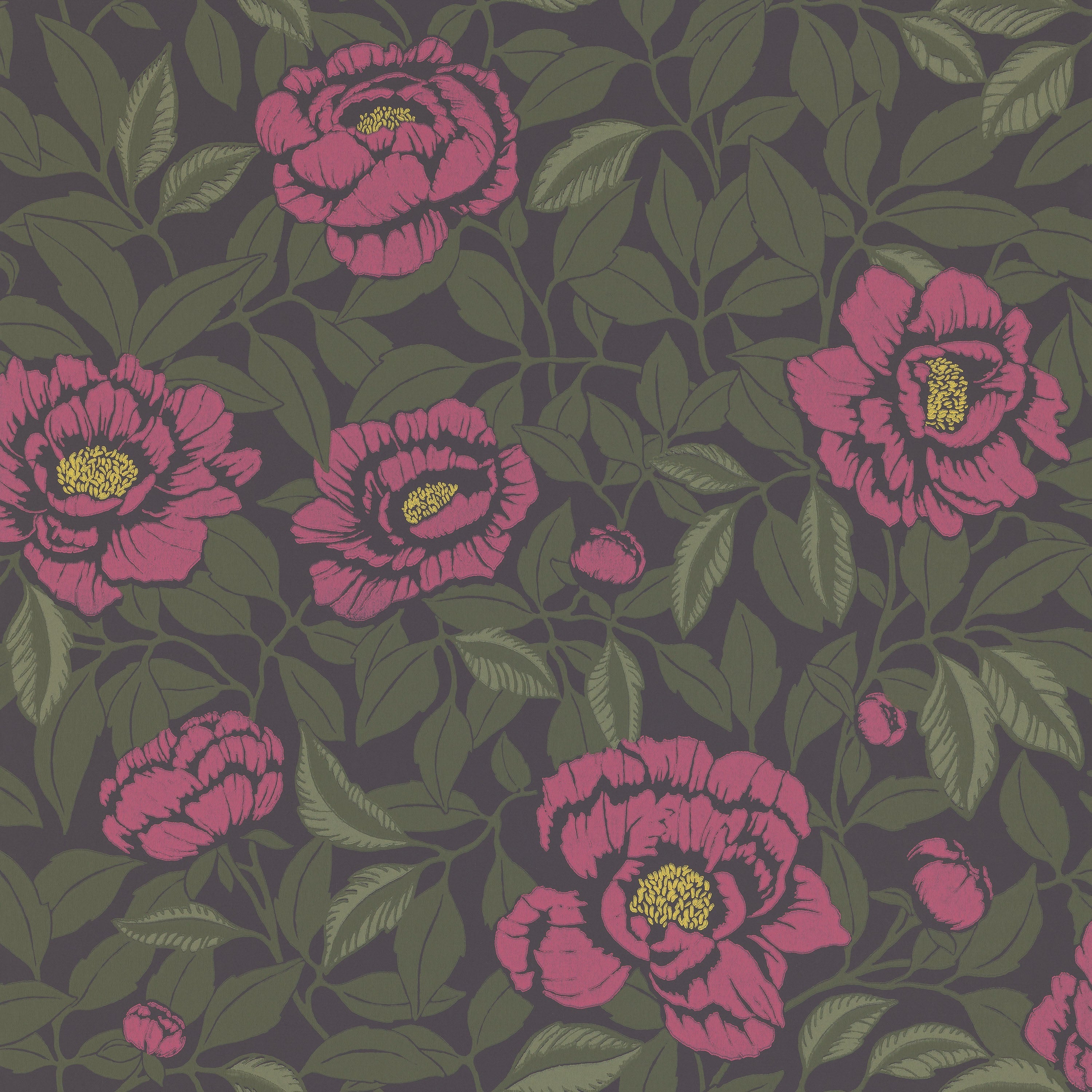 My Peony Garden wallpaper by Langelid/von Bromssen - floral design in Pink